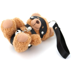 BDSMaster Ours Peluche Porte-Clés Beari Bell Noir